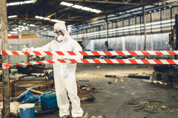 Professional Unattended Death Cleanup technician working in Lowell, OR